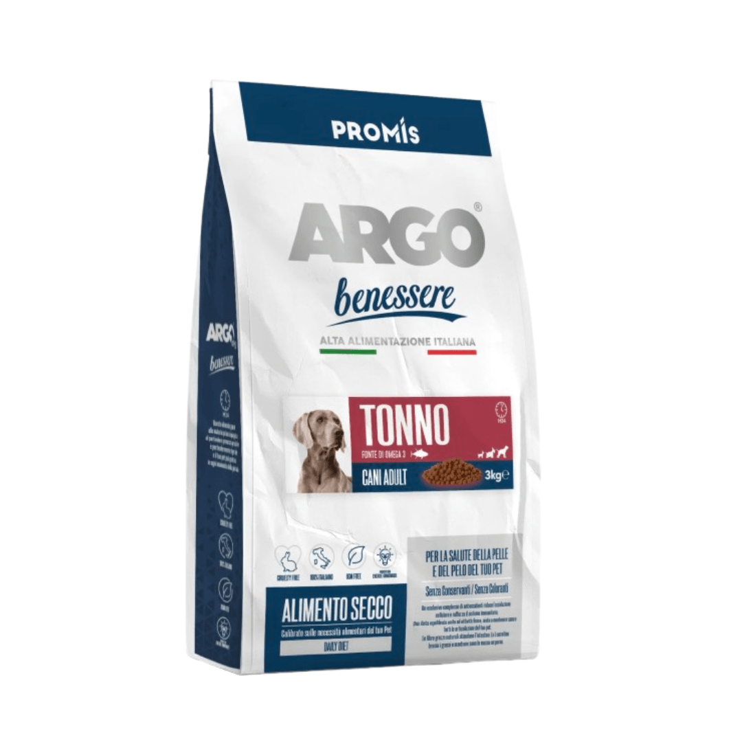 ARGO BENESSERE TONNO - Premium cane - Zampe in Movimento