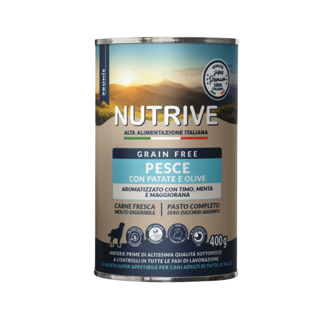 Patè per cani al Pesce con Patate e Olive - Zampe in Movimento